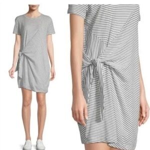 Vince. Classic Stripe Side Tie Dress